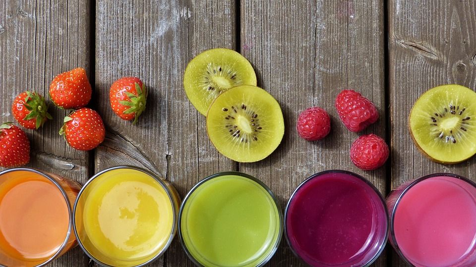 healthy smoothies and juices